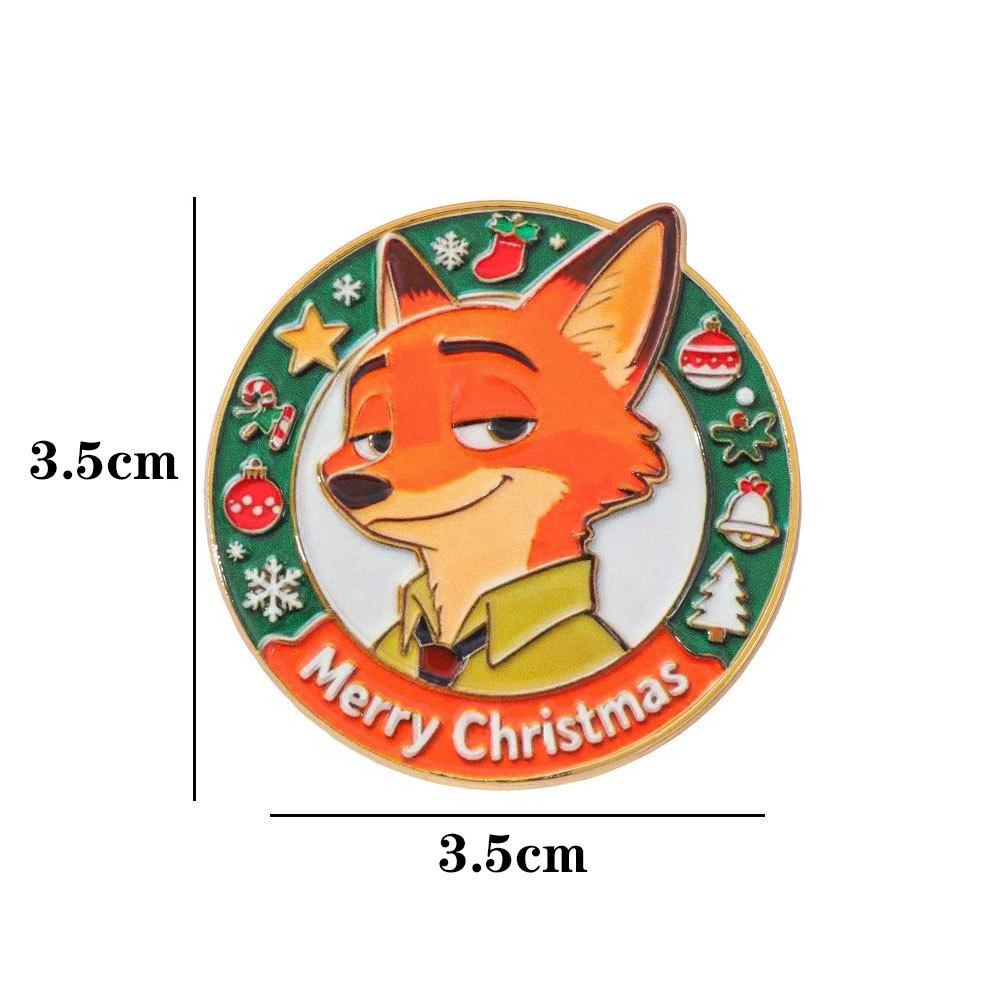 28 Spot Crazy Zootopia Metal Badge Nick Fox Judy Rabbit Alloy Enamel Brooch Hot Sale