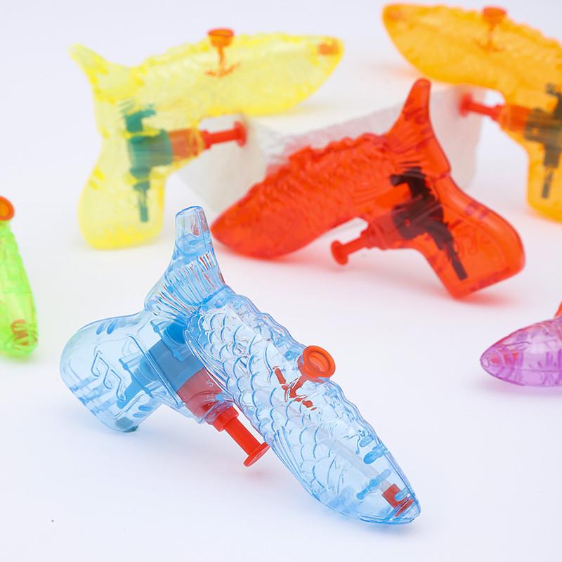 Water Gun Kids With Fish Shape And Plastic Material For Pool Water Toy Play