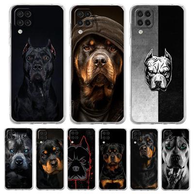 Clear Phone Case for Samsung Galaxy A13 A51 A71 A21S A12 A11 A31 A52 A41 A23 A53 A73 A32 5G A03S Silicone Cover Rottweiler Dog