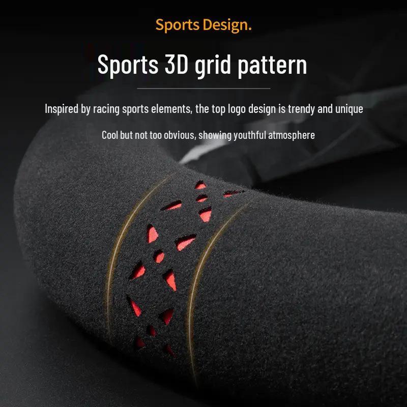 Suede Steering Wheel Cover for Hongqi H5/HS5/HS7/H9 - Anti-Slip, Plush Winter Grip