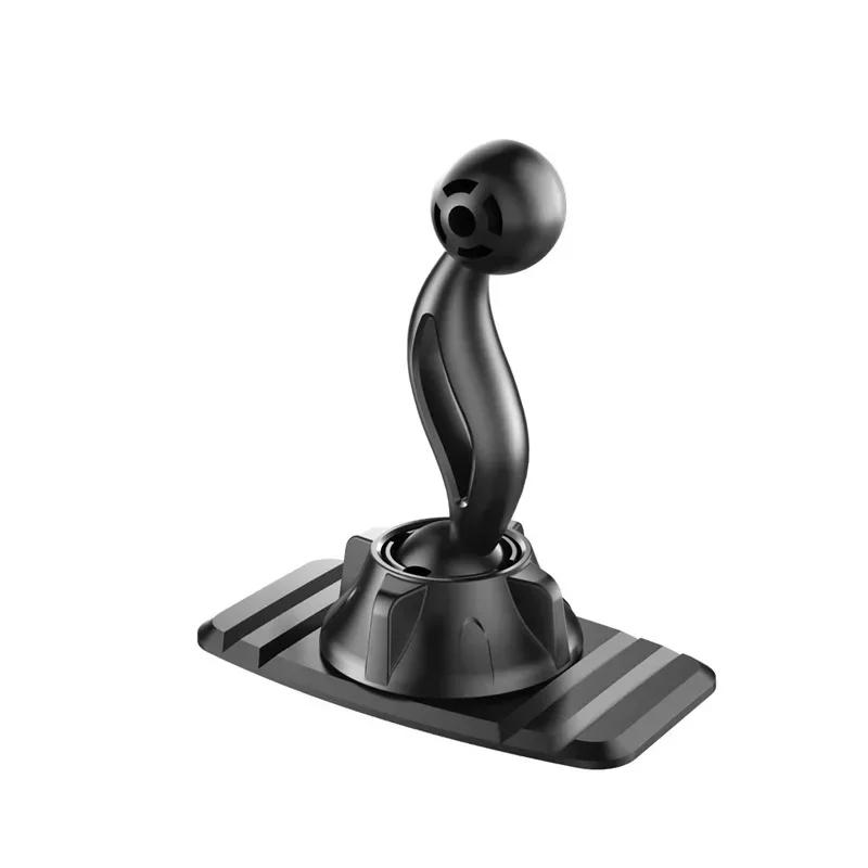 Universal180 Degree Rotation CarPhoneHolder 17mm Ball Head Base Dashboard Mount Bracket for IPhone14 13 Xiaomi Samsung Car Tools