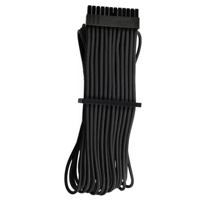 CORSAIR Câble ATX 24 broches à gainage individuel CORSAIR Premium - Noir (CP-8920229)
