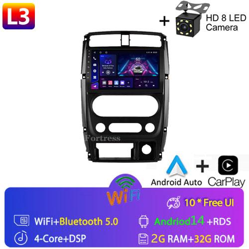 9" Auto android 12 Car Multimedia For Suzuki Jimny 2005-2019 2Din Navigation GPS 4G Carplay Wirerless Car AutoRadio Video Player