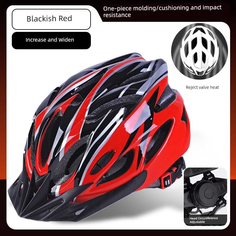 Yu Zhaolin's Premium Bicycle Helmet with Integrated Goggles, One-Piece Riding Helmet for Men and Women, Mountain and Road Safety Helmet