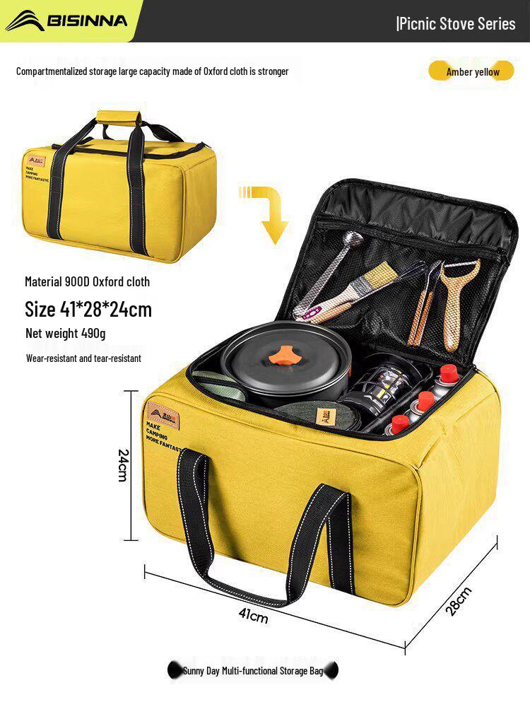Multi-functional Outdoor Camping Tableware & Cookware Storage Bag