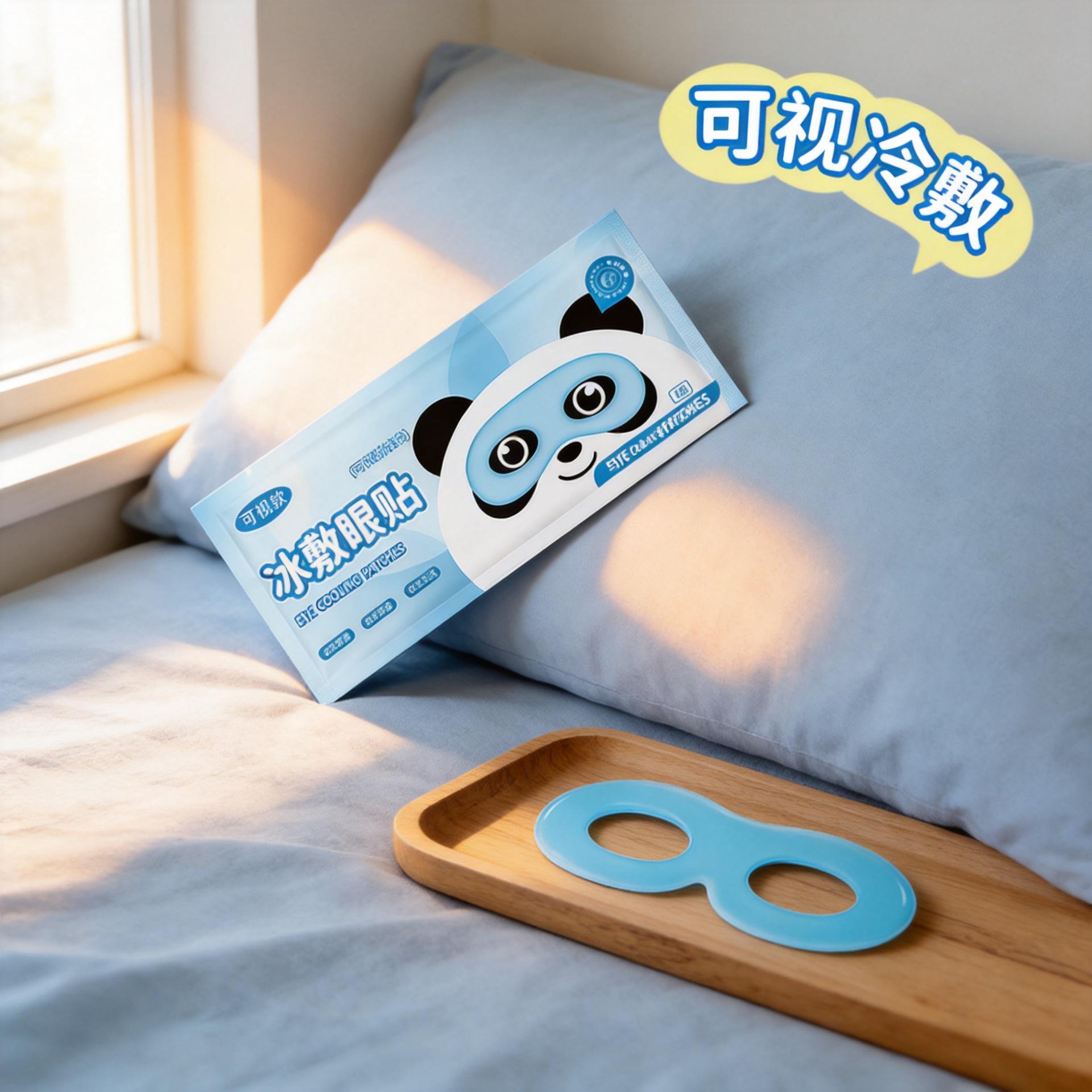 Lutein Hydrogel Cooling Eye Mask for Sleep & Rest Non-heated синий
