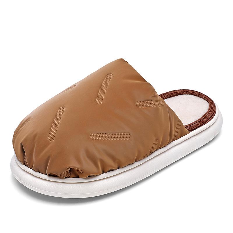 Slippers Women Winter 2024 Indoor Outdoor Wear Soft Thick Sole Non-slip Warm Cute Fashion Men Couples Plush Platform Home Shoes
