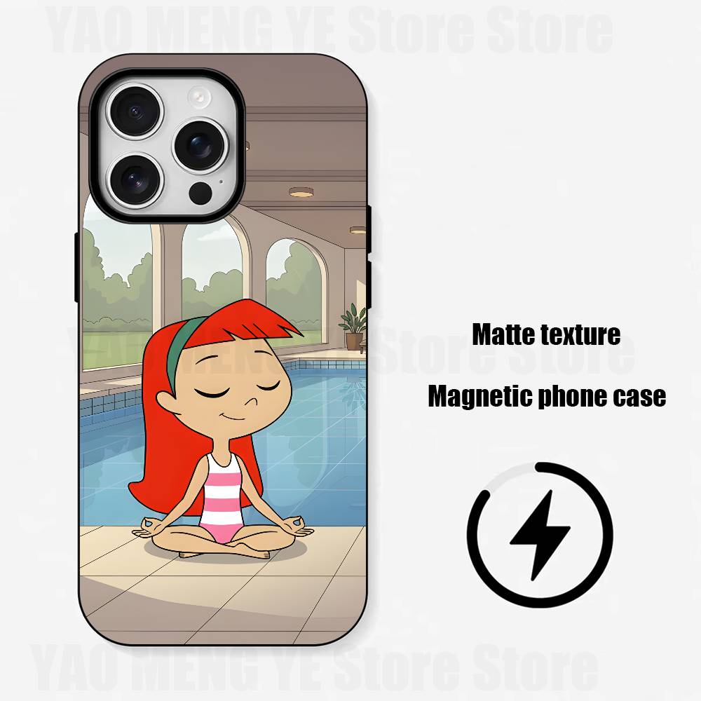 

Betty a-Atomicc Cartoon Matte Magnetic For Case For iPhone 17,16,15,14,13,12,11 Pro Plus Mini Max Frosted Cover iPhone13mini