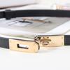 Classical Adjustable Buckle Thin Waist Belt for Women Lady Fashionable Stylish Design Waistband Decorative Dress Sash