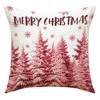 1-5PCS Festive Christmas Pillow Cover Decorative Cushion Case Holiday Sofa Accent Cover for Living Room Winter Party Home Decor