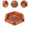 Box Closure Game for 6 , Wooden Puzzle Board Math Activities