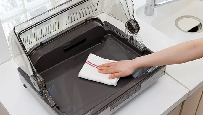 Mitsubishi Electric Dish Dryer Kitchen Dryer Countertop TK-ST30A-H (Stainless Gray)