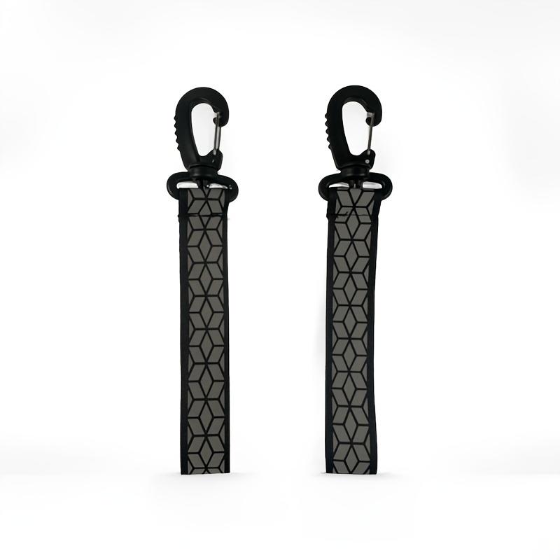 2 ks Reflexní bezpečnostní popruh pro noční běh a chůzi Nastavitelný popruh pro batohy Paže Nohy Oboustranný Svítící pásek pro jogging Cyklistiku