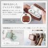 Dom Teporna AirPods Pro 3 compatible case earphone genuine leather full protection scratch prevention carabiner charging while inside cover brown