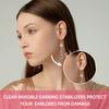 10-500 Patches Nude/Transparent Earlobe Support Stickers For Prevent Stretched Or Torn Protective Relieve Strain Daily Wear