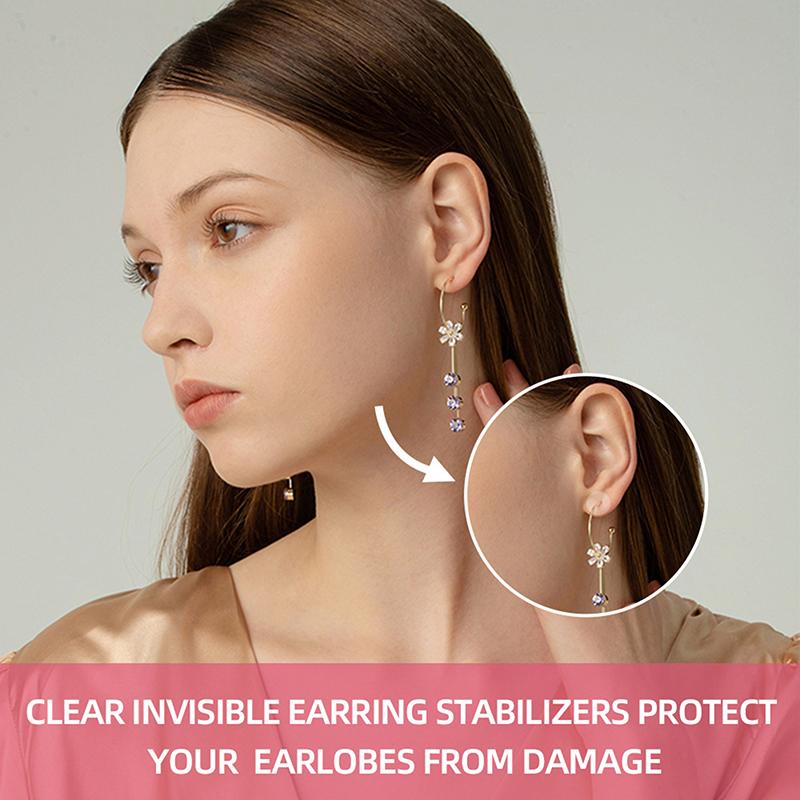 10-500 Patches Nude/Transparent Earlobe Support Stickers For Prevent Stretched Or Torn Protective Relieve Strain Daily Wear