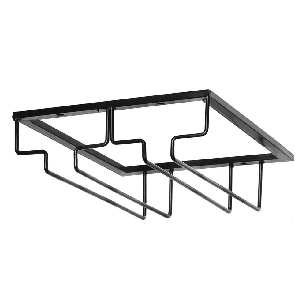 

Beautiful Hanging Wall Hanging Wine Glass Holder Black Iron Art Cup Storage Rack Grape Cup Holder Wine Glass Shelf Wall Mount