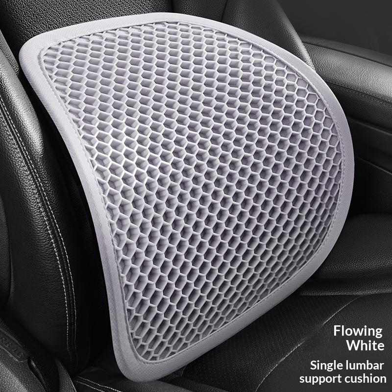 1/2Pcs Honeycomb Design Gel Cushion Breathable, Soft And Easy To Clean Provides Comfortable Support Elastic Gel Car Seat Cushion