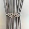 Curtain Buckle, with High-Elastic Spring Holdbacks, Simple Style No-Drill Curtain Clip, for Home Decor And Cable Organizer