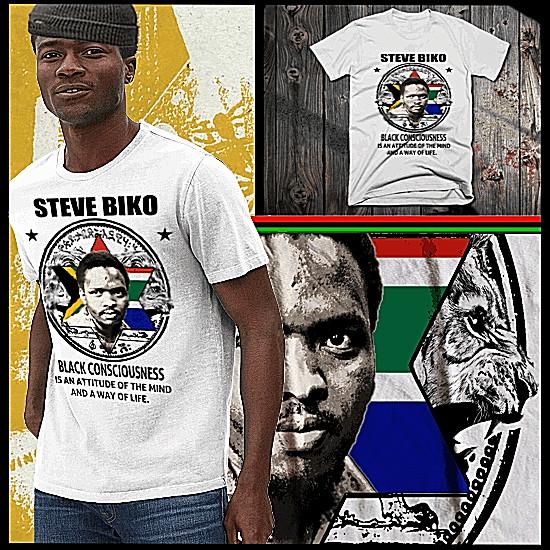 Steve Biko T-Shirt Black History African Melanin African Pride Freedom Fighter