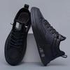 2025 Men's Breathable Leather Skate Shoes: Autumn/Winter Waterproof Non-Slip Casual Running Sneakers
