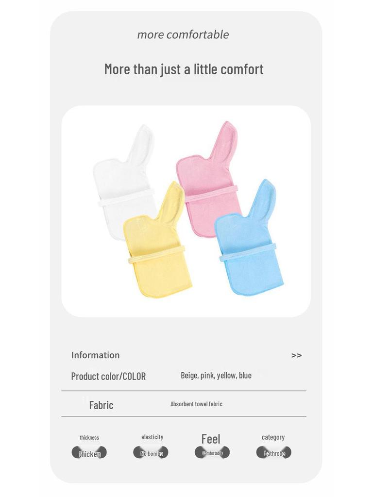 Super Absorbent Microfiber Pet Bathrobe - Quick Dry Dog & Cat Towel