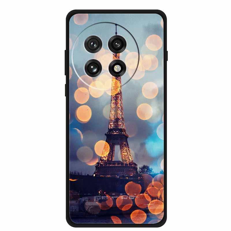 Hoesje Voor OnePlus 13R 13 R Schokbestendige Bumper Luxe Bloemenprint Zachte Siliconen Cover Voor OnePlus13R 5G Bumper 1+ 13R Telefoon Funda