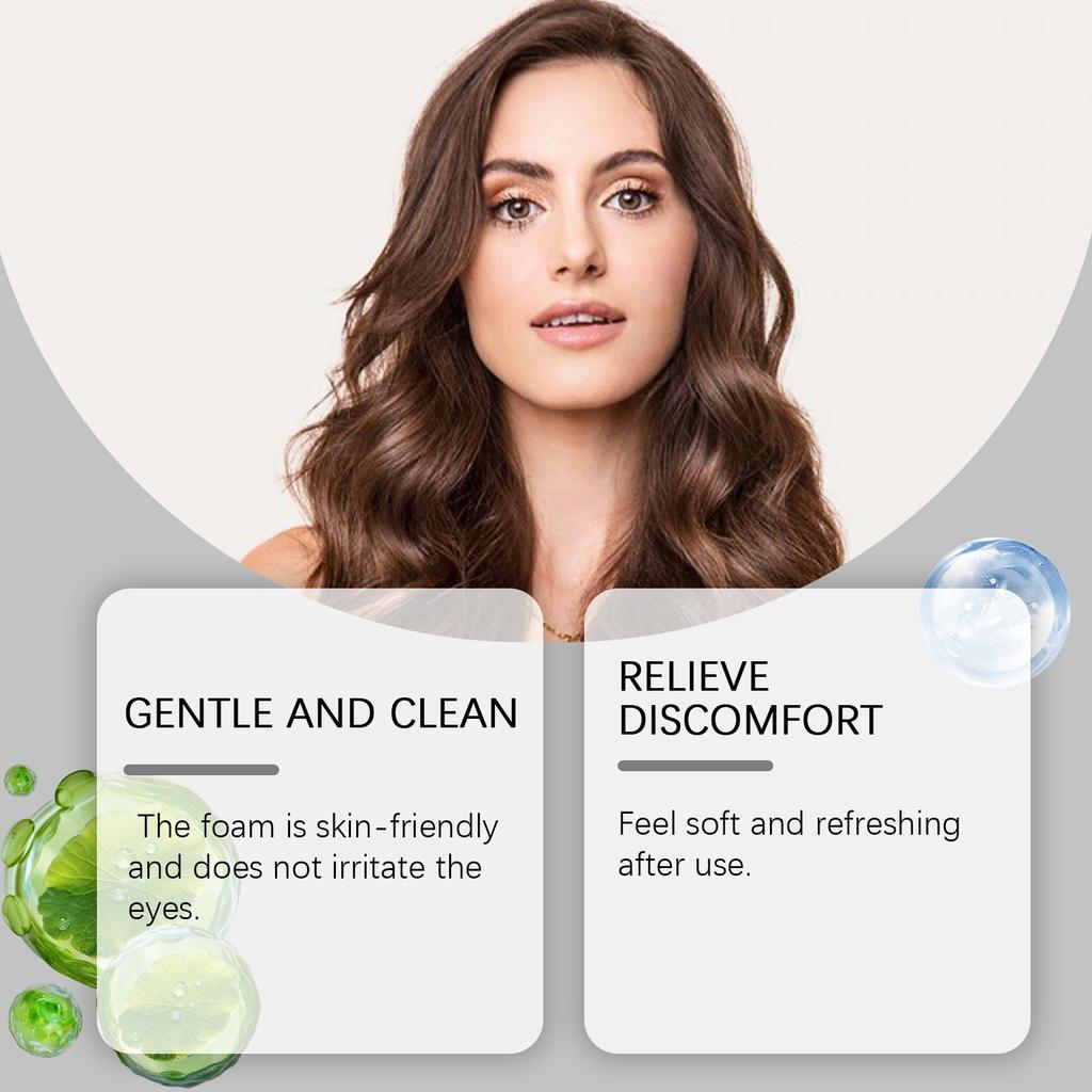 No-rinse Eyelid And Eyelash Cleansing Reduces Red Eyes, Moisturizes Dryness And Relieves Itching. No-rinse 50ML