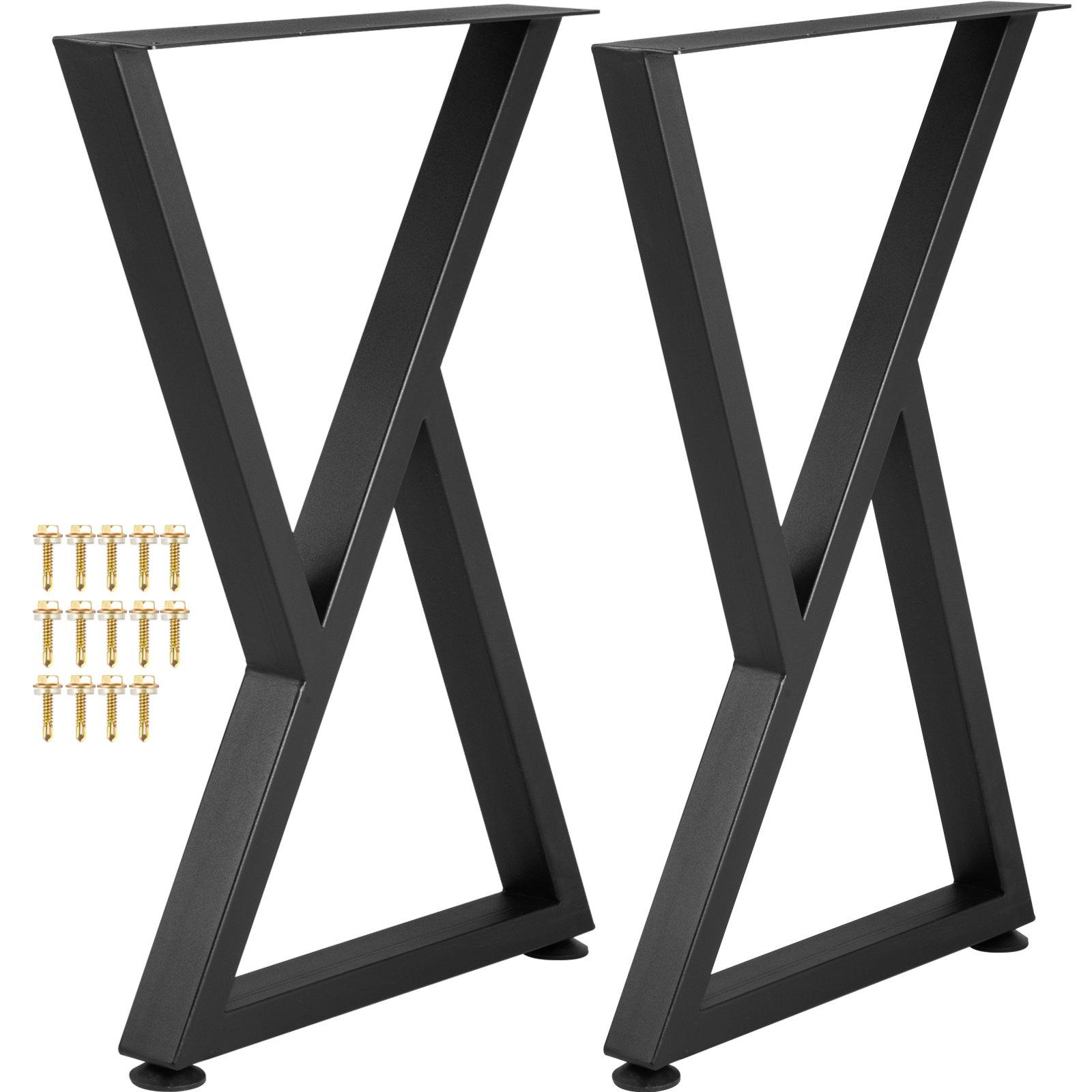 VEVOR Z Shape Metal Table Legs