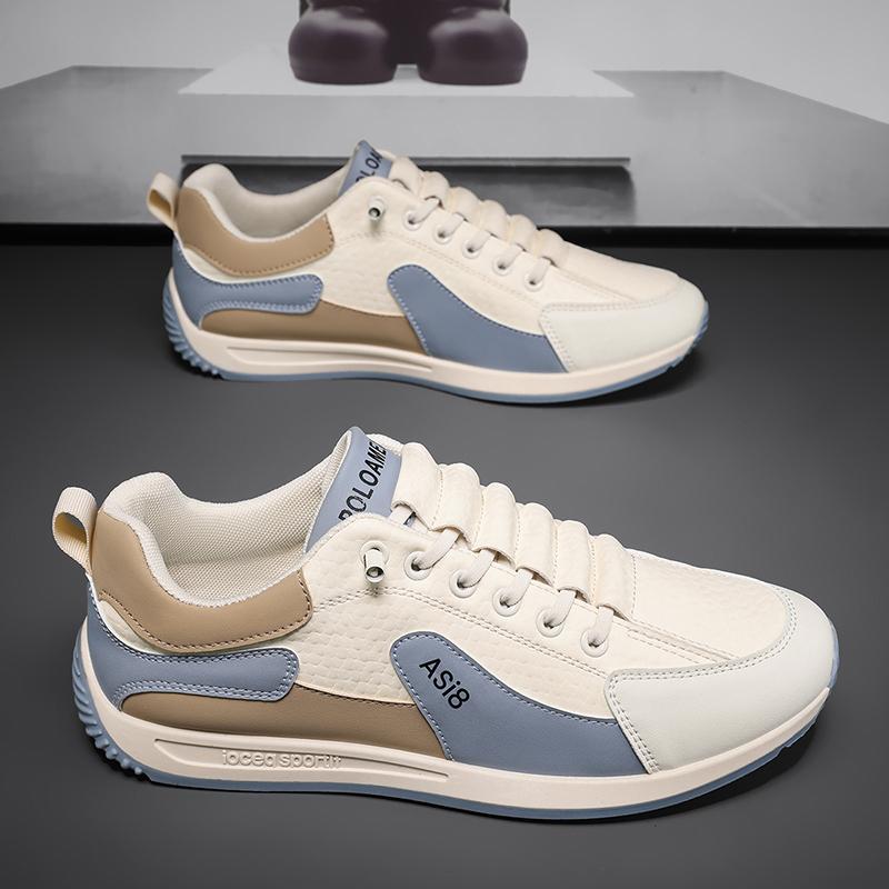 Men’s Sports Shoes Casual Street Style Jogging Sneakers Students Skateboard Shoes Plus Size Height Increase