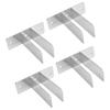 Urinal Screen Bracket Carbon Steel Waterproofing Bathroom Partition Hardware Bracket for 1 Inch Panel