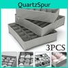 Storage Organiser Storage Drawer 3pcs Box Tidy Socks Bra Ties Draw Divider Underwear Box