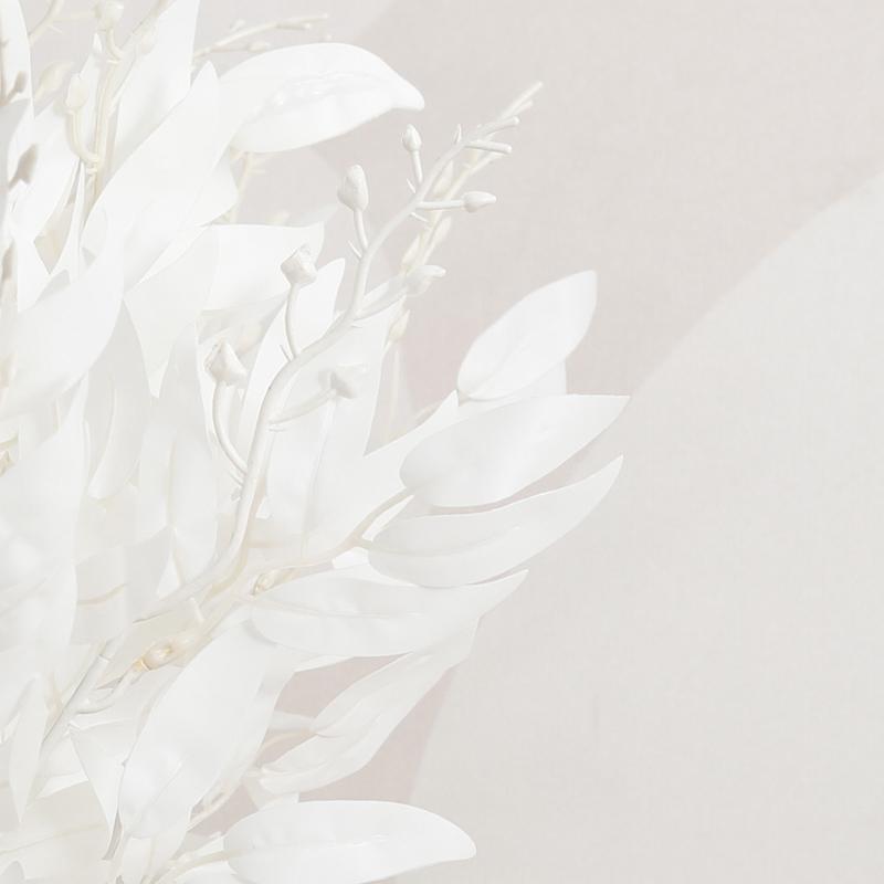 Kahaul Künstliche Seide Weidenstrauß Falsche Blätter Zuhause DIY Hochzeitsdekoration Dschungelparty Weidenranke Künstliches Laub Pflanzen Kranz