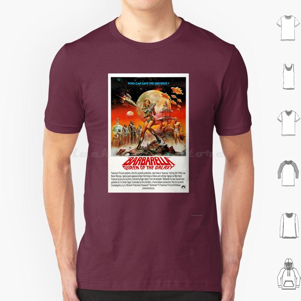 Barbarella  Queen Of The Galaxy T Shirt Men Women Kids 6xl Barbarella Camp Sci Fi Retro Cinema Movie Film Classic Colourful