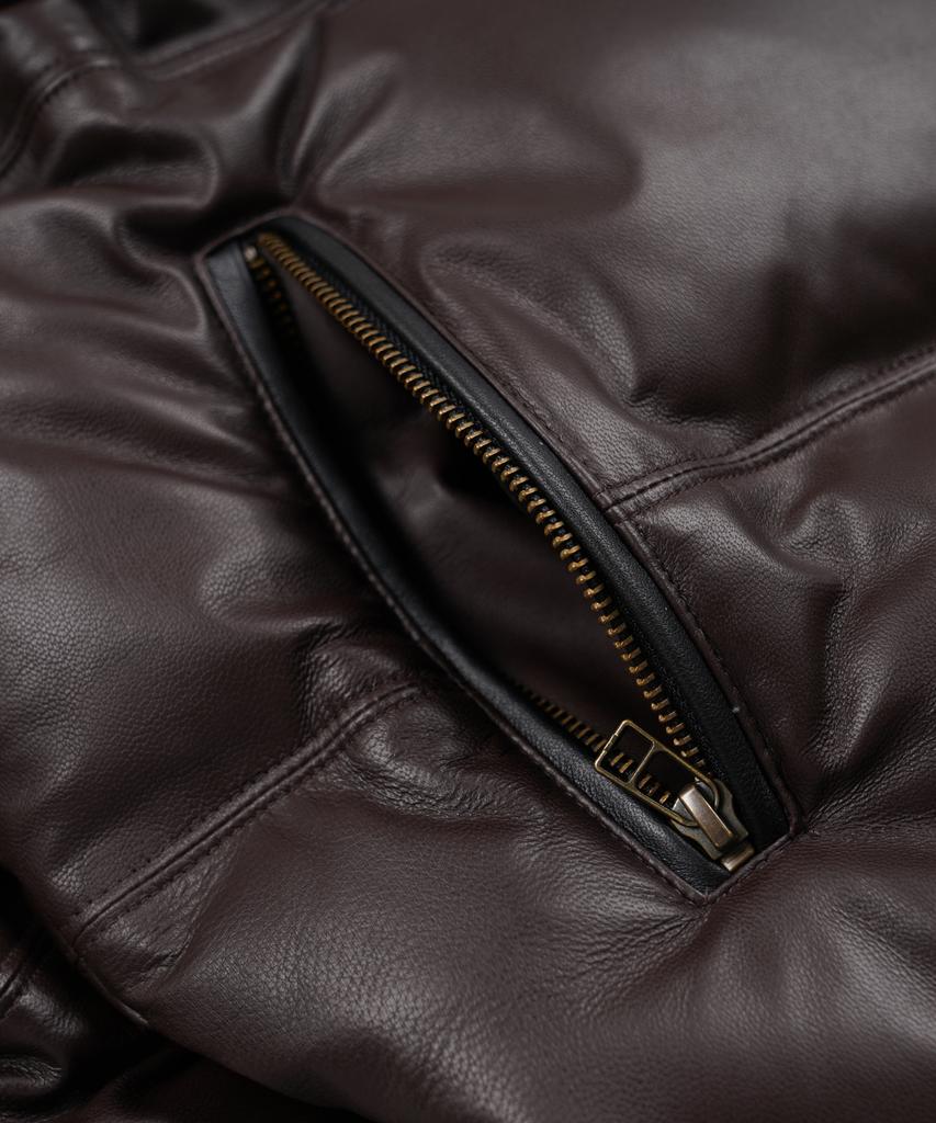 Frizmworks Snowdon Lambskin Down Jacket _ Brown