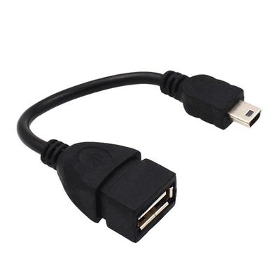 New 90 Degree Micro USB Male to USB Female OTG Adapter Converter Cable On the Go