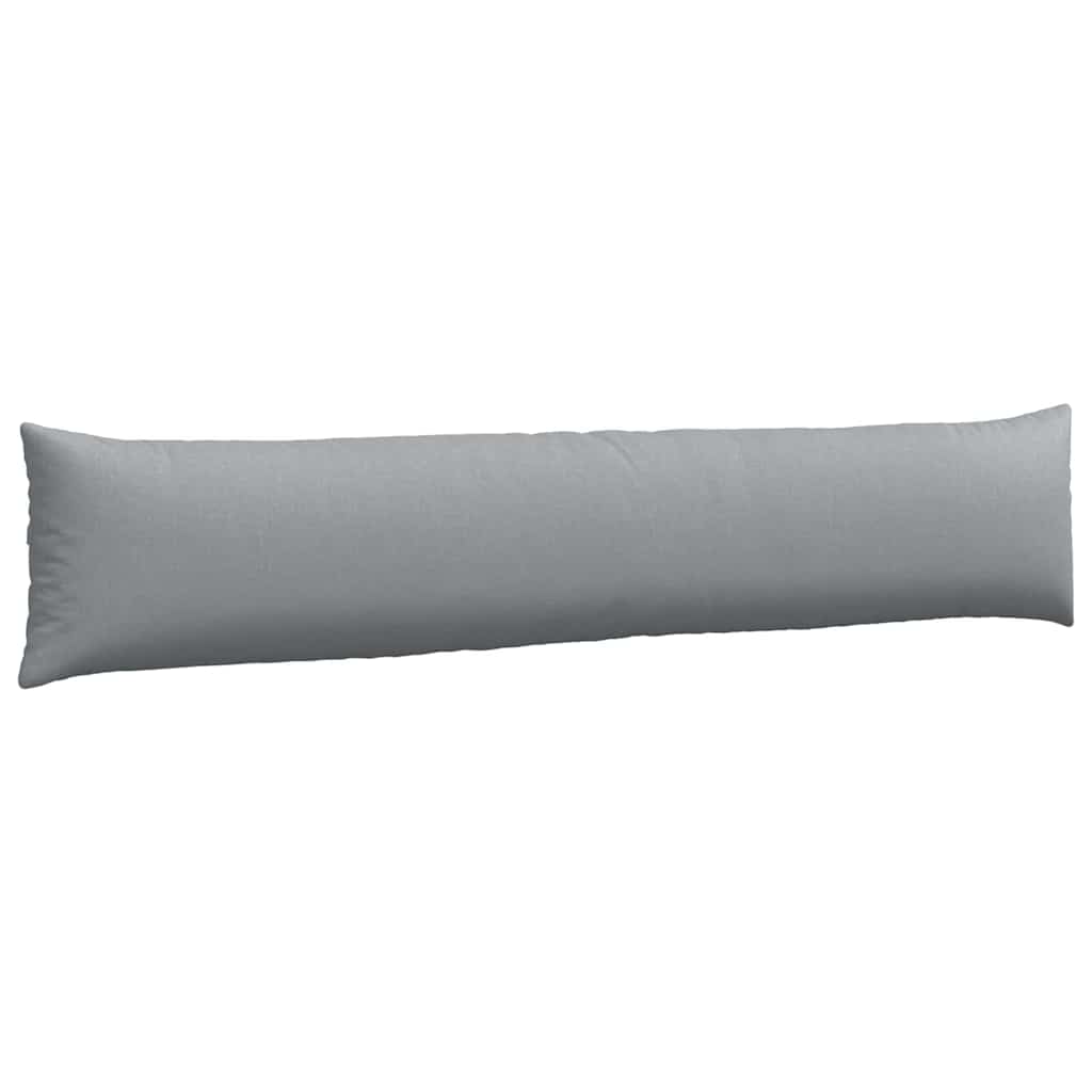 Sofa Cushions 2 Pcs Light Grey 200 X 40 Cm Fabric