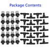 Tools Fine Misting Nozzles Sprinkler Irrigation Joints Mist Plant Plasic Atomizing Supplies Garden Home Plastic 20Pcs