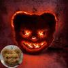 LED Glowing Cosplay Bloody Rabbit Mask Halloween Scary Killer Bloody Bear Headgear Carnival Masquerade Horror Costume Prop