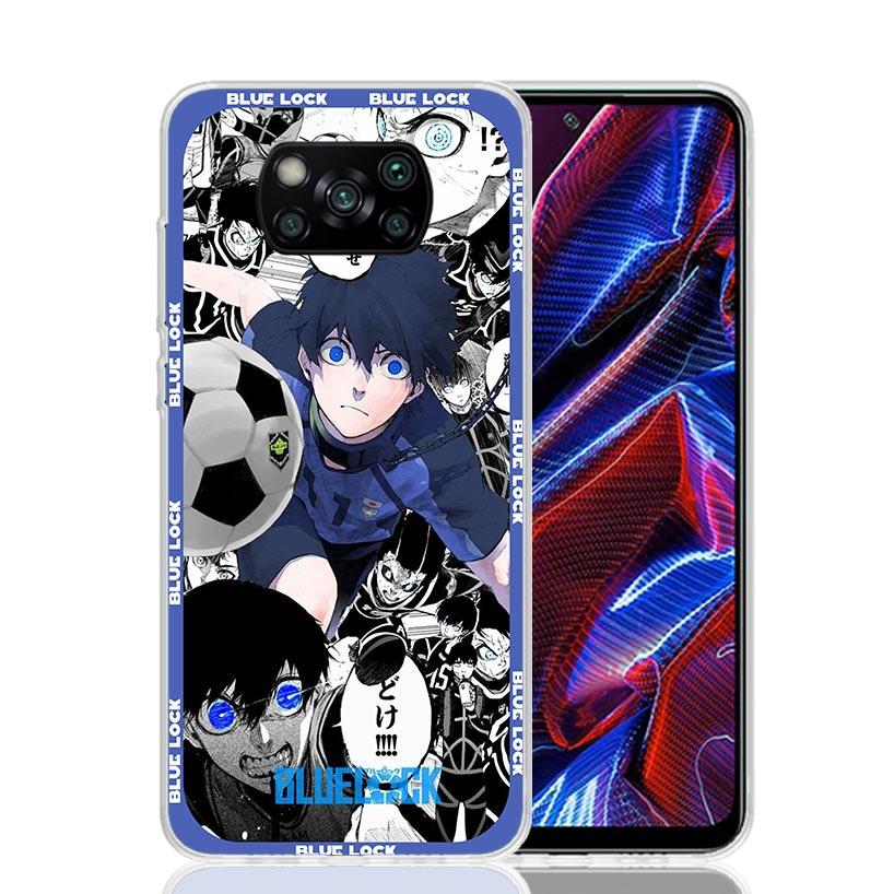Anime Blue Lock Phone Case For Xiaomi Poco F7 Ultra X7 X6 Pro X5 Redmi 15 15C 13 13C 12 12C 10 10A 10C 9 9A 9C 9T Shell Poco X7