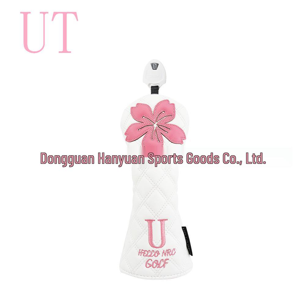 Cherry Blossom Golf Club Headcovers Set: Wood & Iron Covers