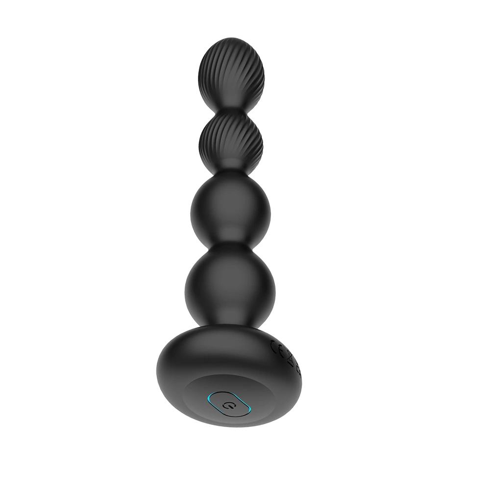 Nexus - Tornado Rotating Bead Anal Probe with Remote Control Black