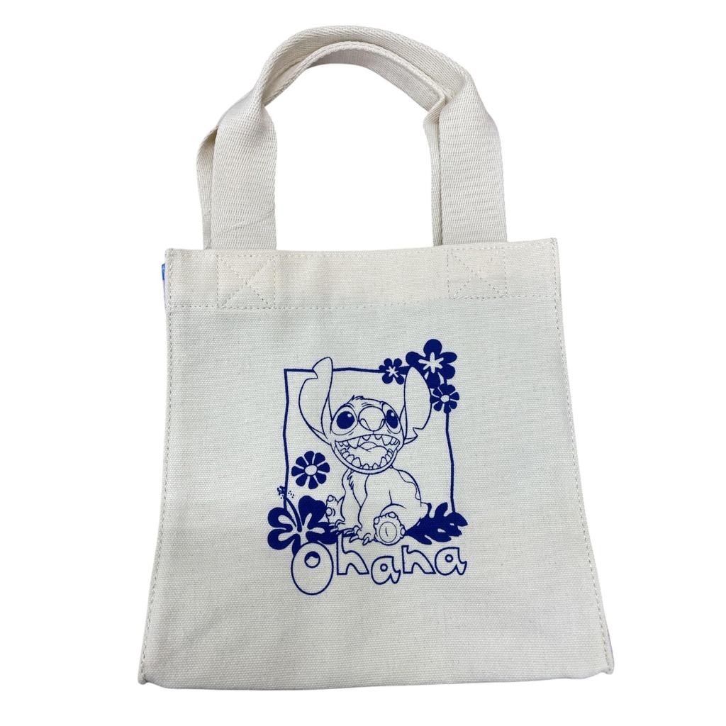 Marimo Craft Mini Square Tote BL W200 x H205 x D110mm Bag, Stitch, (Handle 240mm), MDAN-077