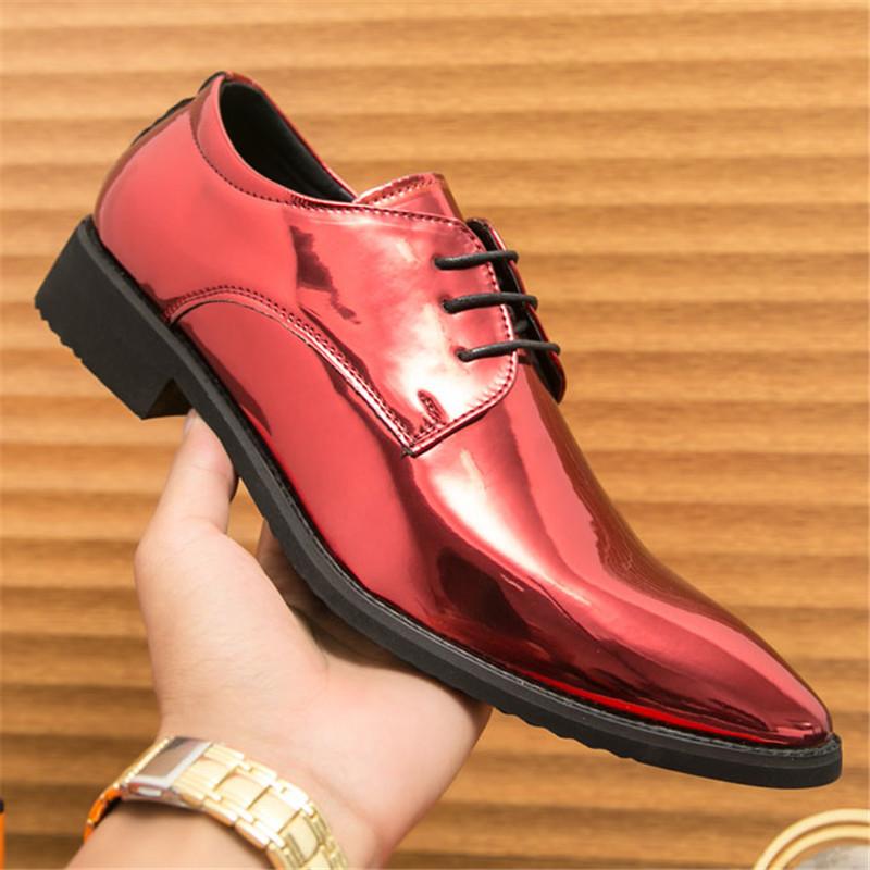 

Мода Роскошная Мода Новые Мужские Остроносые Зеркальные Лакированные Оксфорды Дизайнерская Формальная Свадебная Выпускной Бал Платье Для Вечеринки Обувь для Возвращения Домой 46