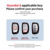 Car Key Case Cover Shell Fob For Hyundai Tucson Santa Fe Rena Sonata Elantra Creta Ix35 Ix45 I10 I30 I40 Keychain Accessories