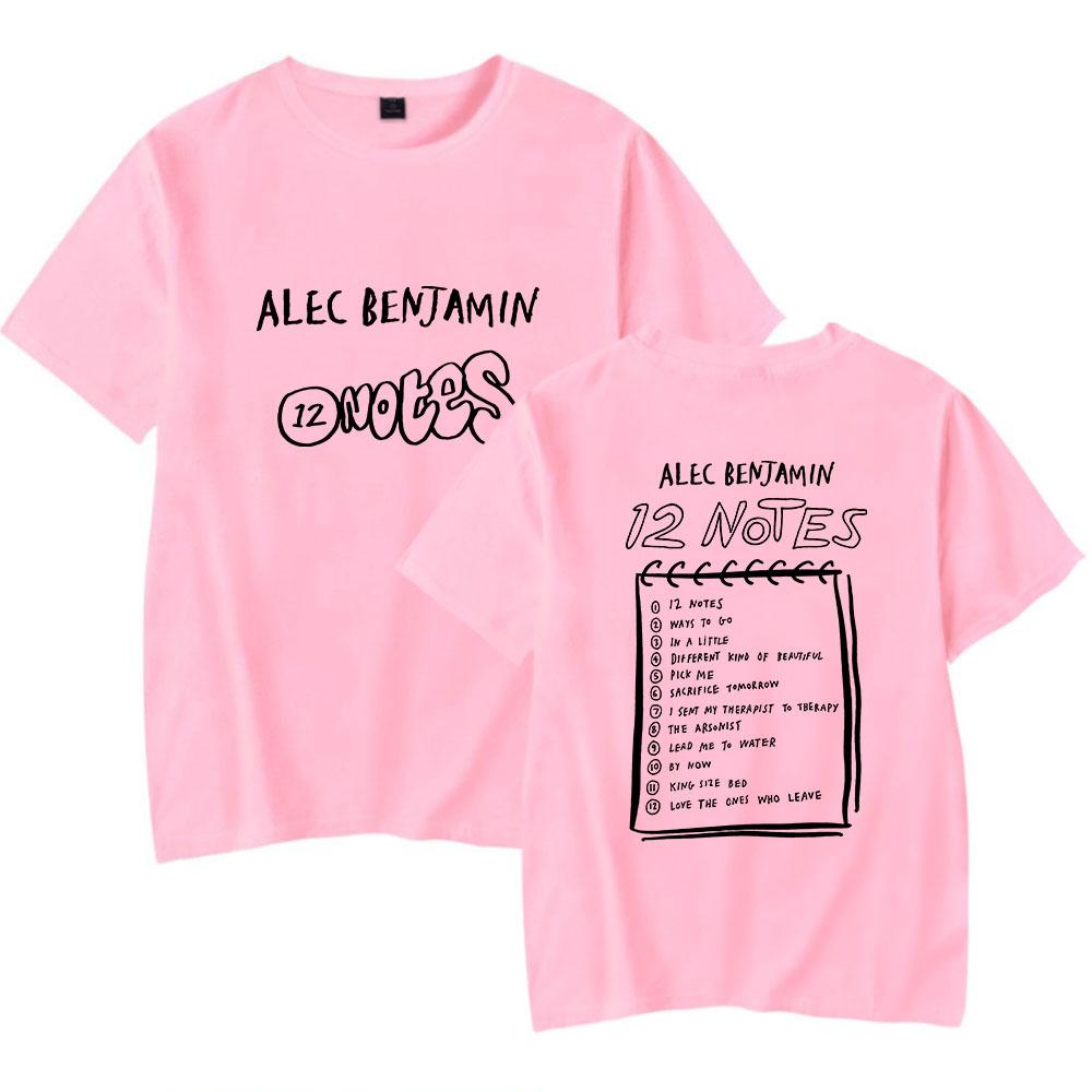 Fashion for Fans of Alec Benjamin Women Men's Casual Printed Short Sleeve T-shirts