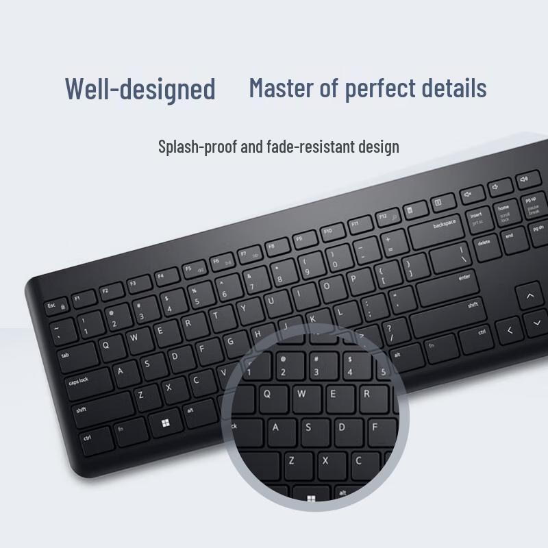 Dell KM3322W Kabellose Tastatur- und Maus-Kombination