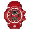 Top FOXBOX Men's Military Watch Sports Chronograph Waterproof Quartz Clock Digital Men's Watch Relogio Masculino High Quality