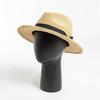 Spring and summer fashion hand-woven bow crochet raffia jazz hat outdoor travel sunscreen sunshade straw hat tide