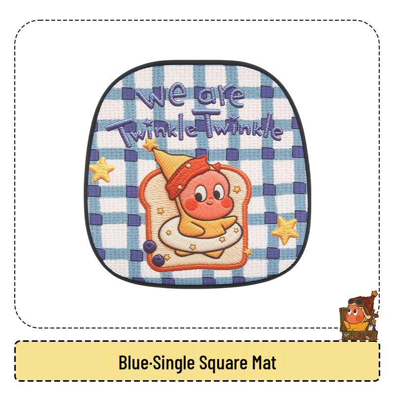 Cute Female Cartoon Car Seat Cushion for Xiaopeng MONA M03/P7/G6/G7/G3 - All Seasons